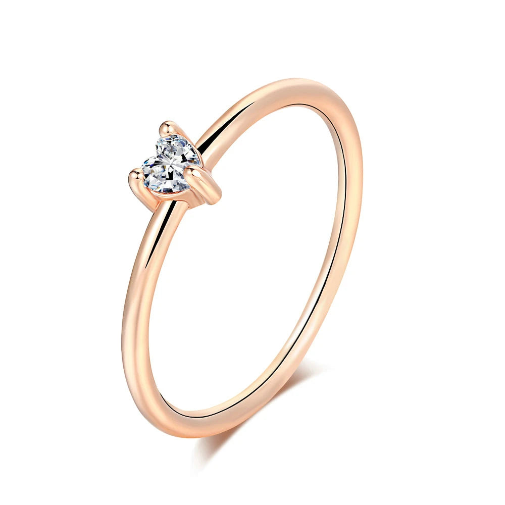 Minimalist Heart Ring