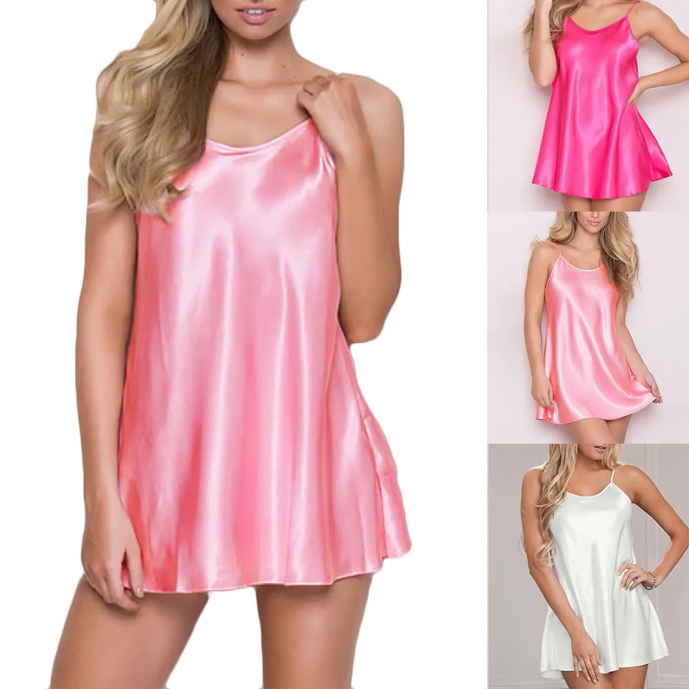 Oversize Satin Nightgown