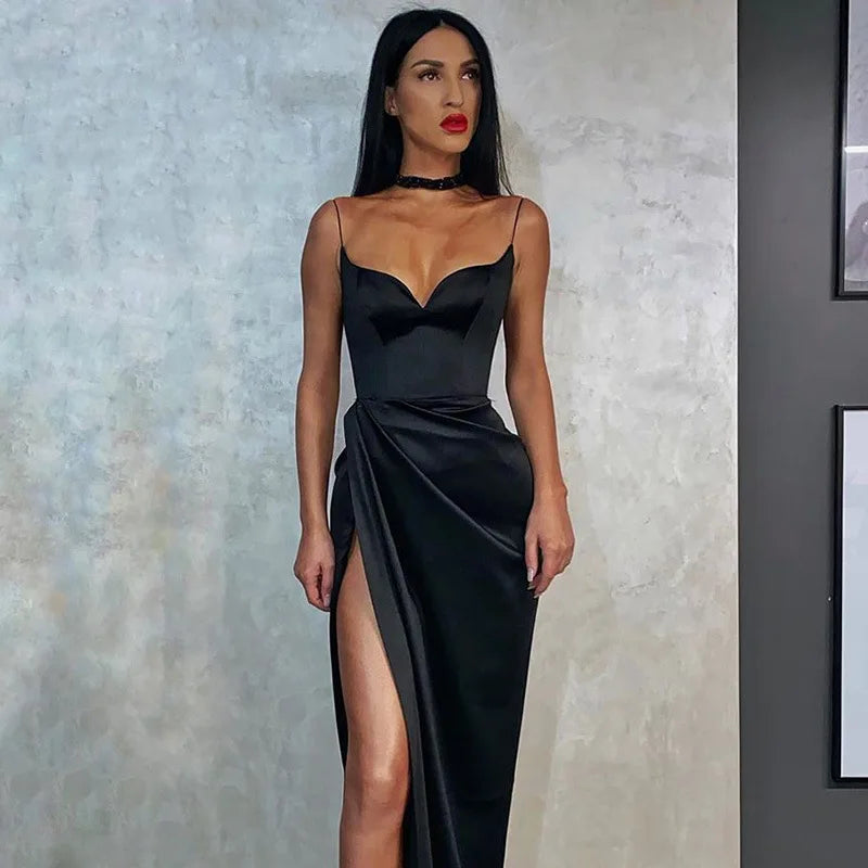 Sexy Silk Dress