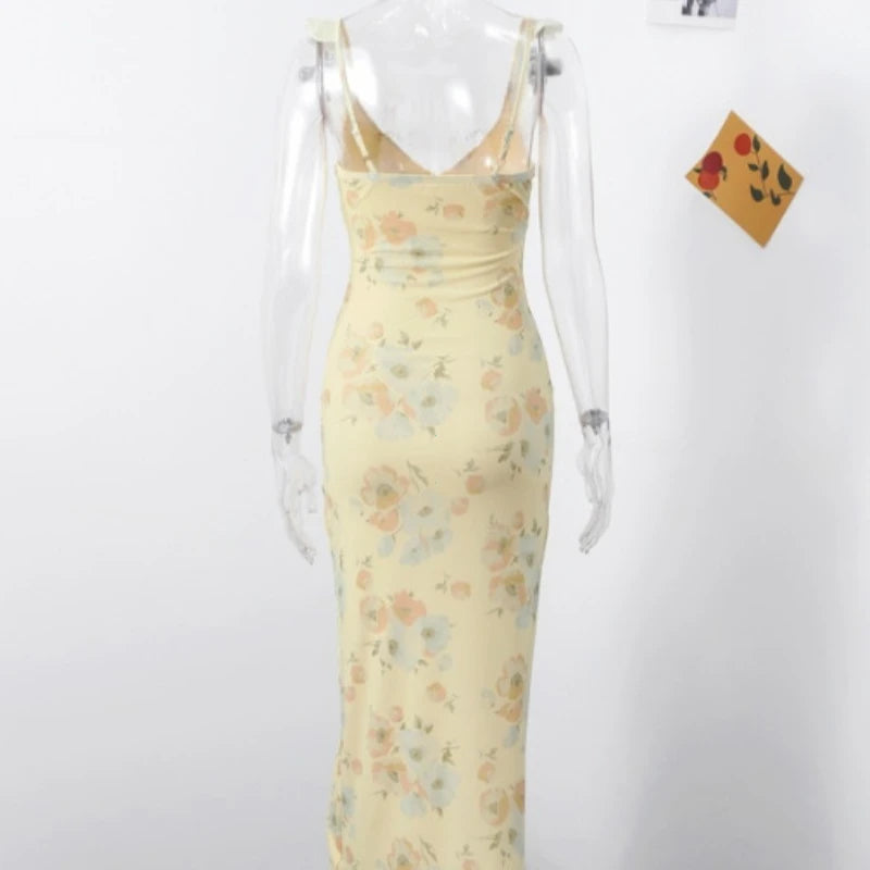 Elegant Floral Print Dress