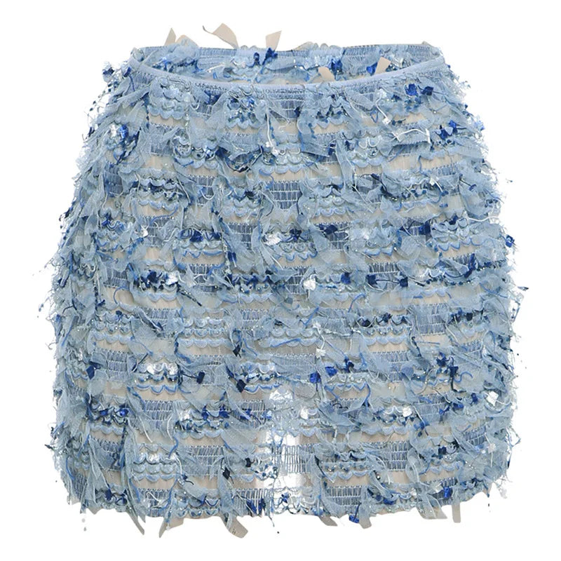Sexy Skirt with Tassel