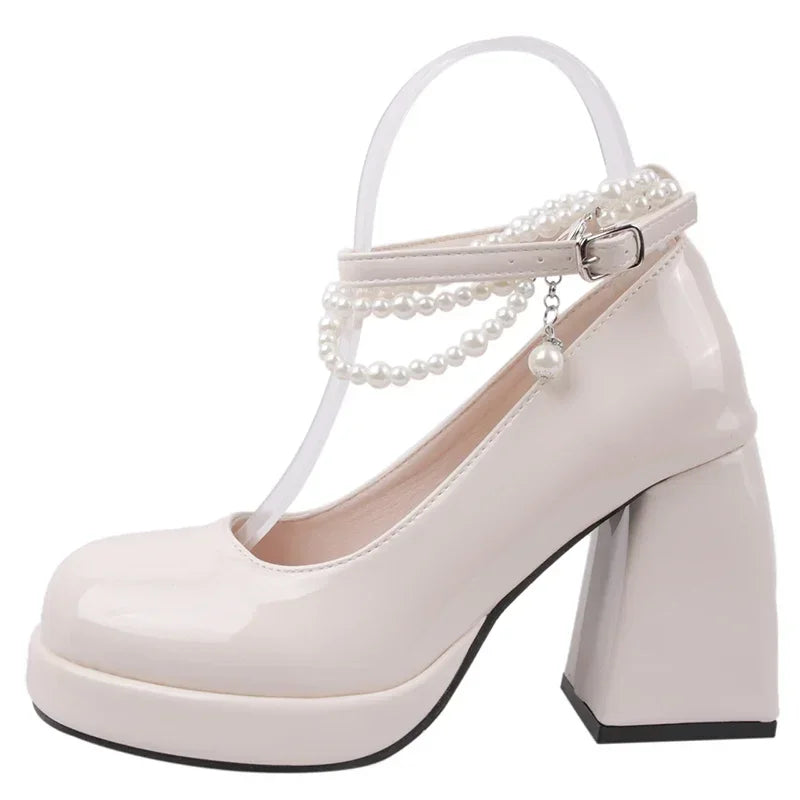 Retro Mary Jane High Heels
