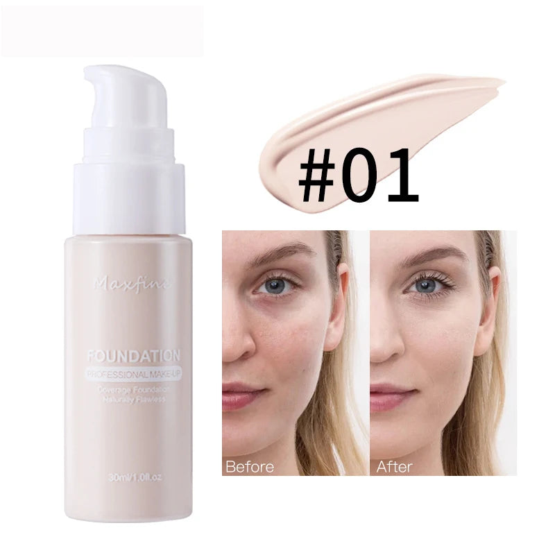 Moisturizing Waterproof Liquid Foundation