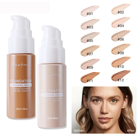 Moisturizing Waterproof Liquid Foundation