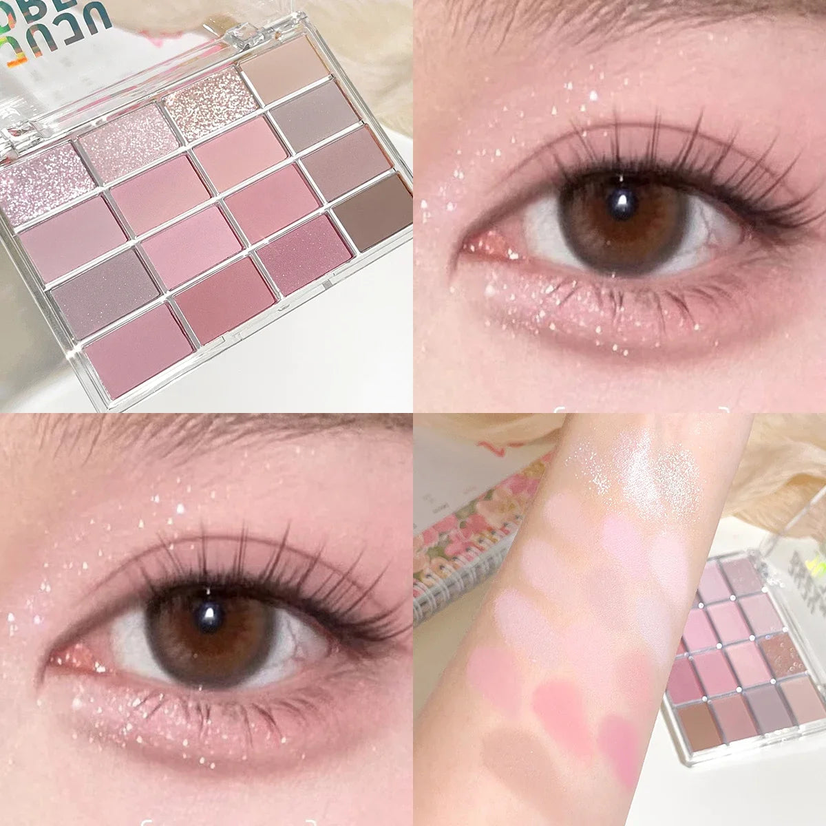 16 Color Pigmented Eye Shadow Palette