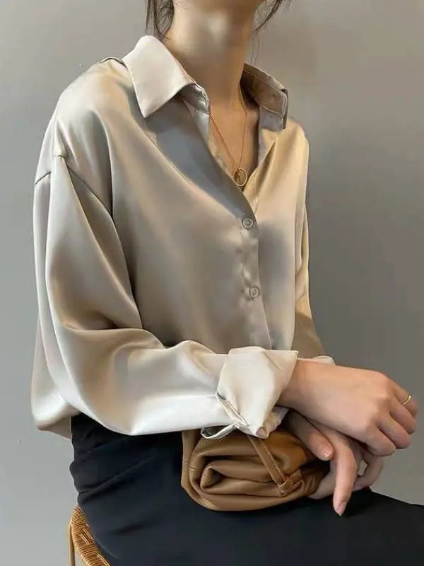 Vintage Satin Blouse
