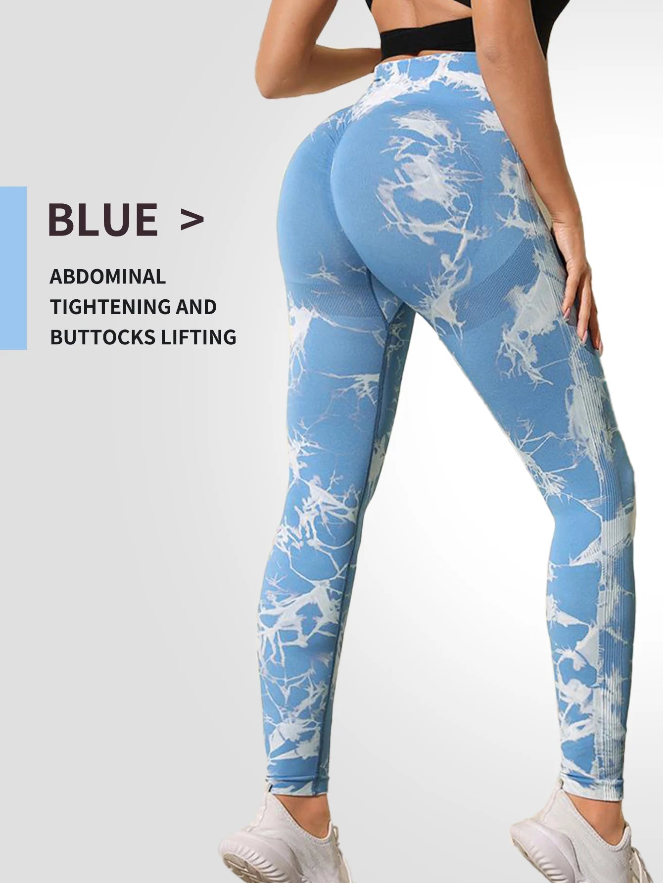 Seamless Tie Dye Yoga Leggings