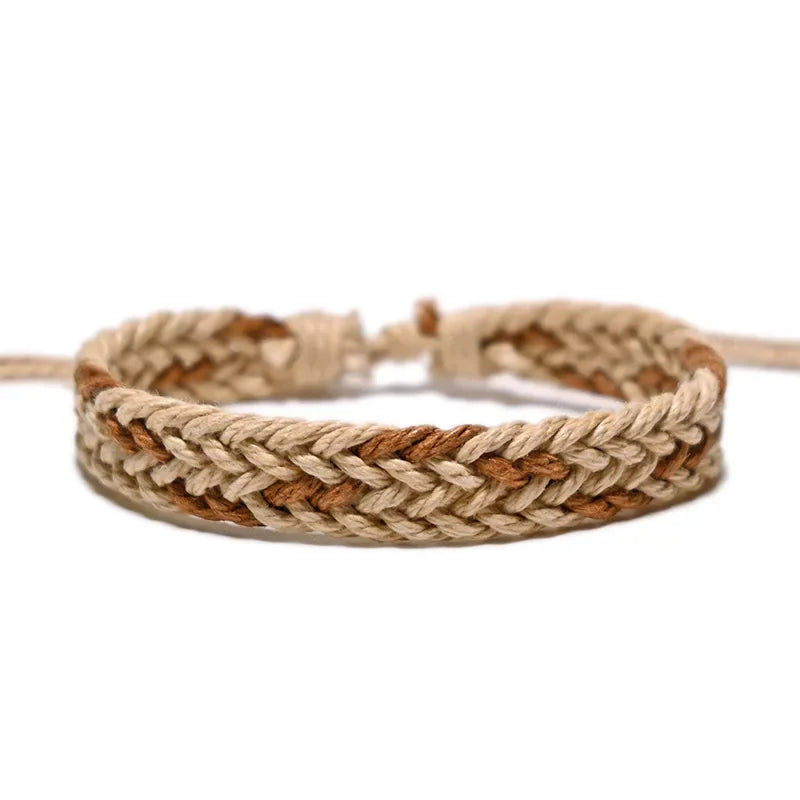 Handmade Vintage Cotton Rope Bracelet
