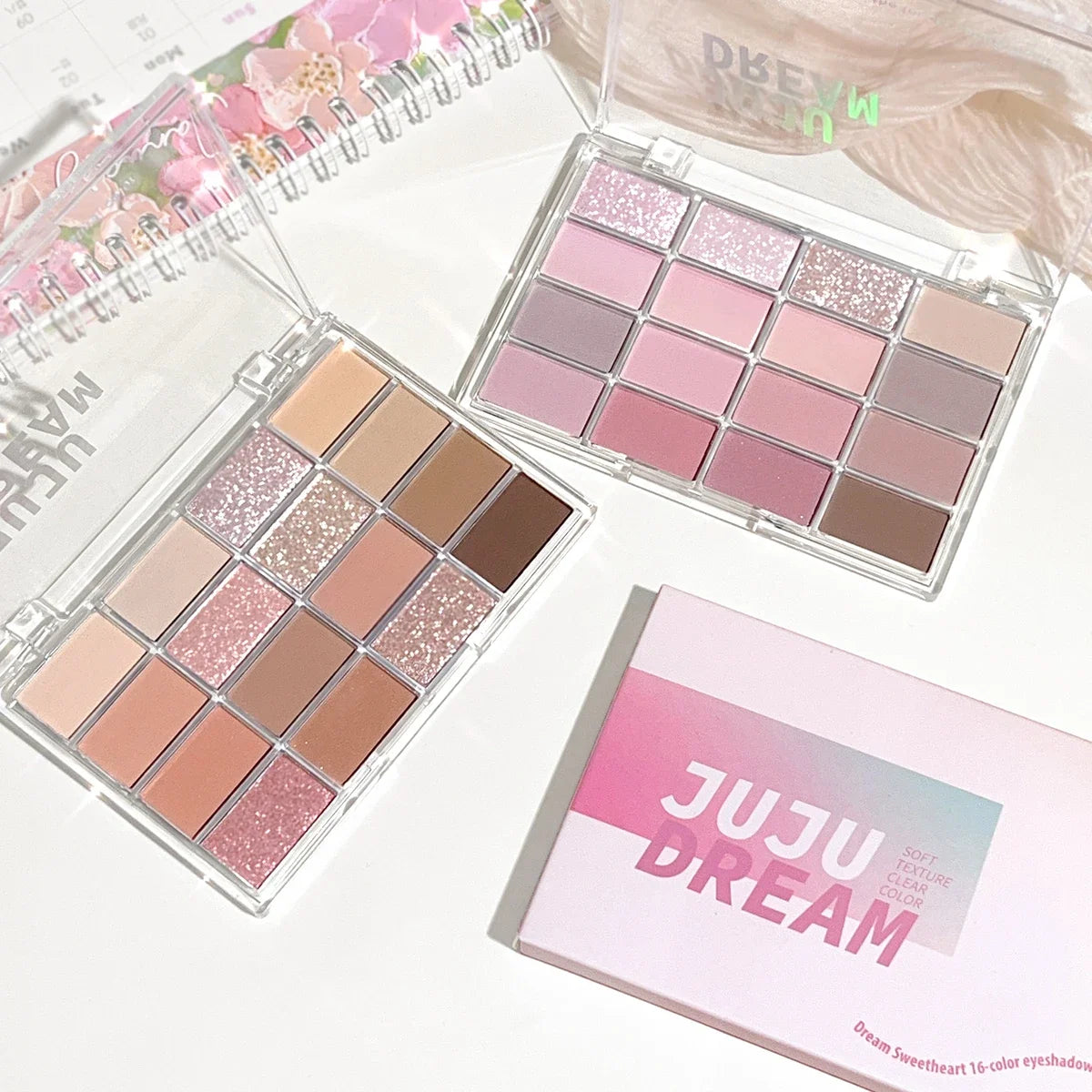 16 Color Pigmented Eye Shadow Palette