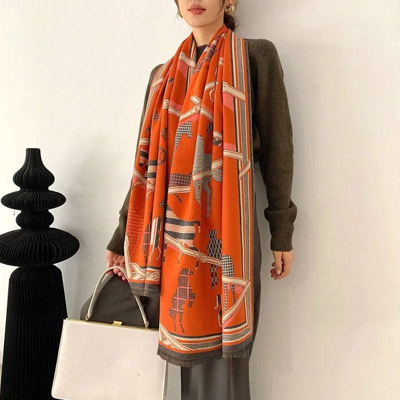 Luxury Winter Cashmere Scarf