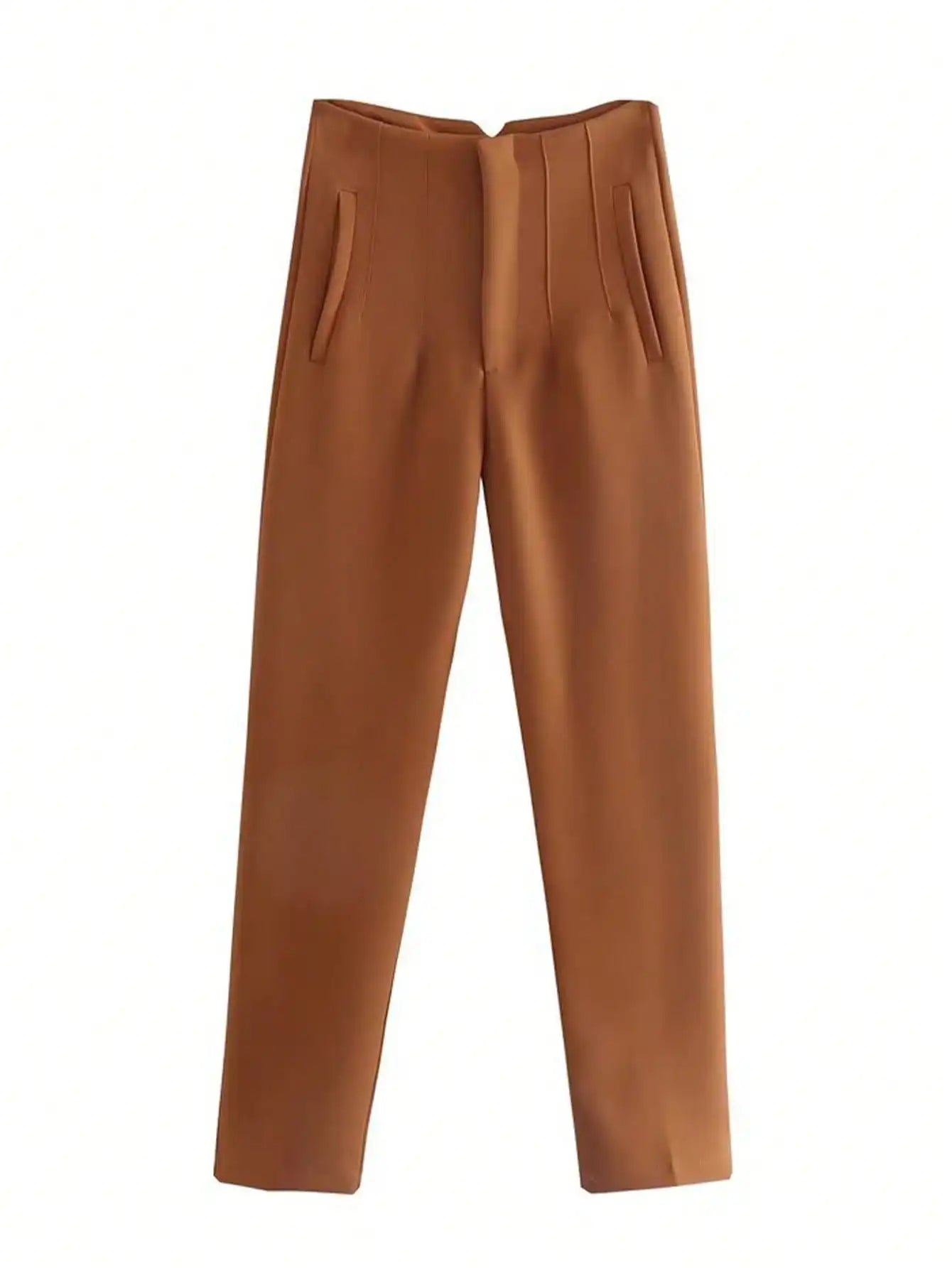 Elegant High Waist Pencil Pants