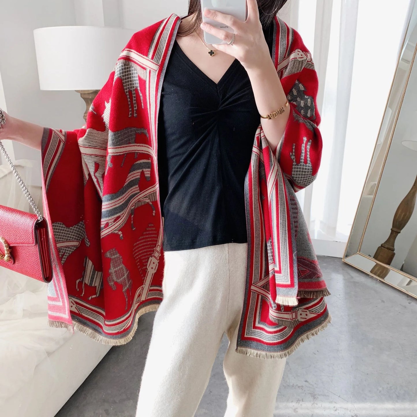 Luxury Winter Cashmere Scarf
