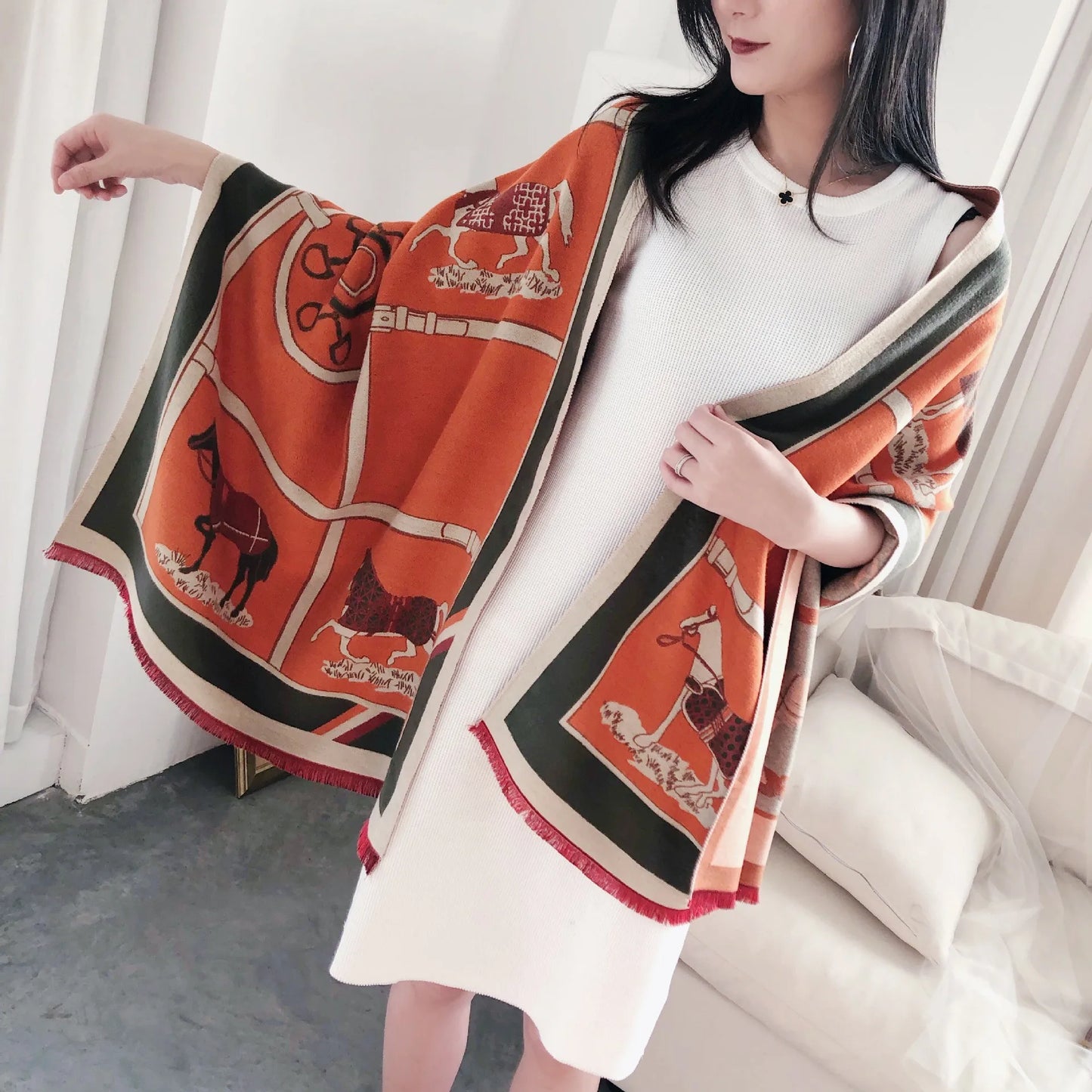 Luxury Winter Cashmere Scarf