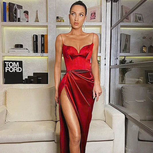 Sexy Silk Dress