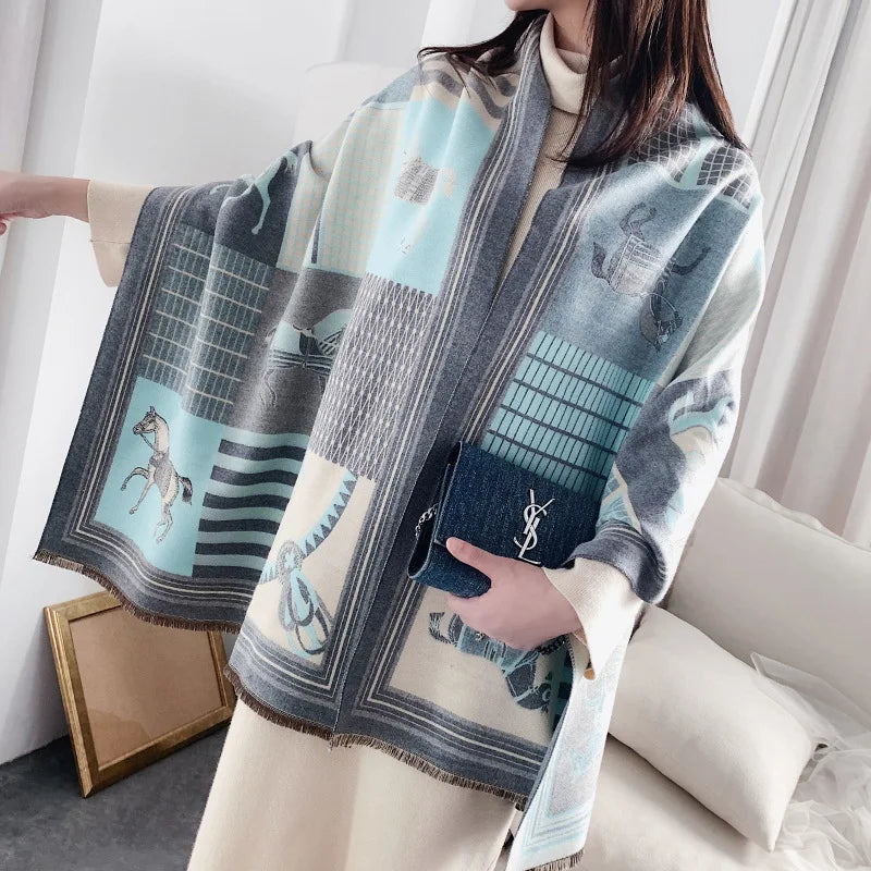 Luxury Winter Cashmere Scarf