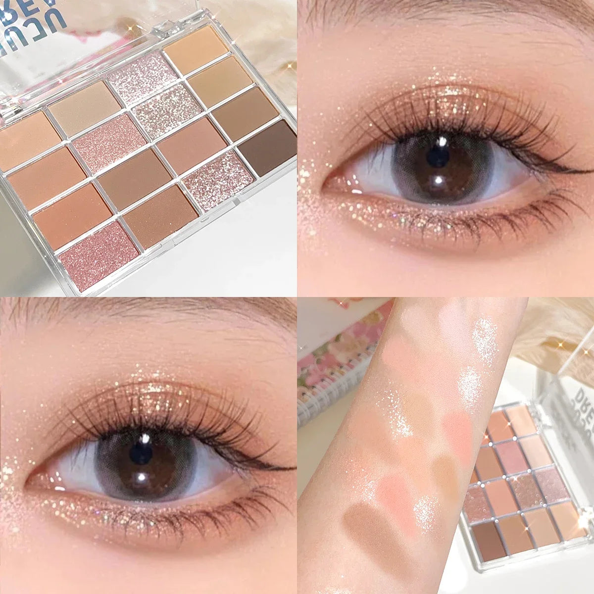 16 Color Pigmented Eye Shadow Palette
