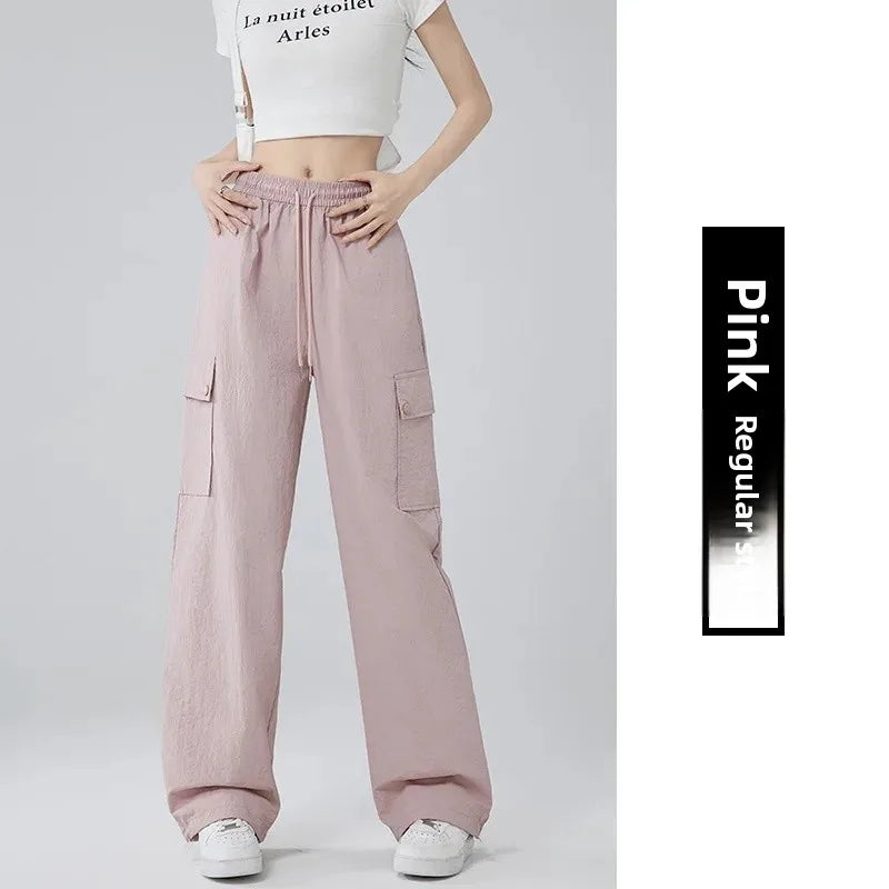 Green High Waist Wide Leg Pants