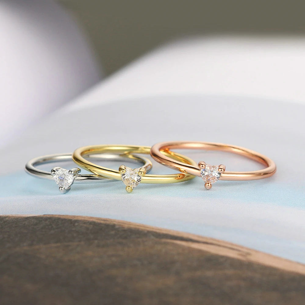 Minimalist Heart Ring