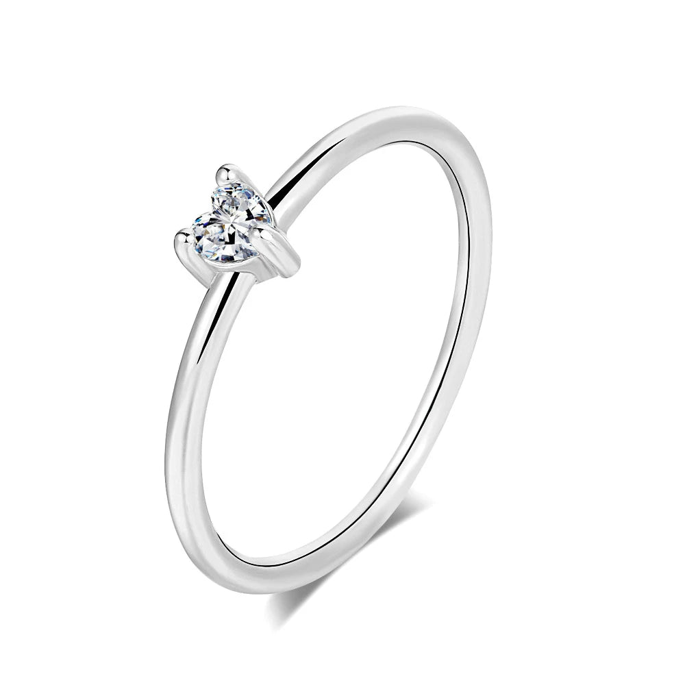 Minimalist Heart Ring