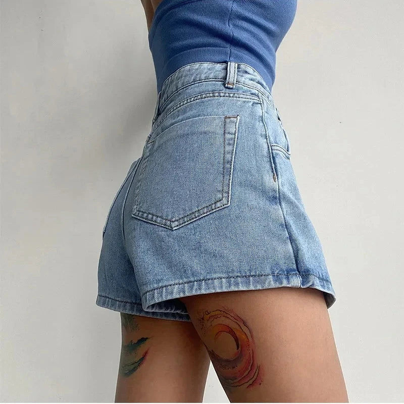 High Waist Denim Skirt