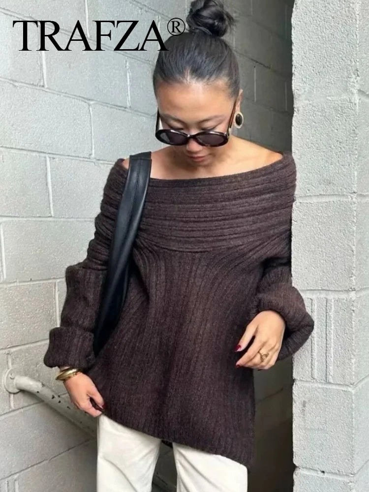 Lazy Look Vintage Knit Sweater