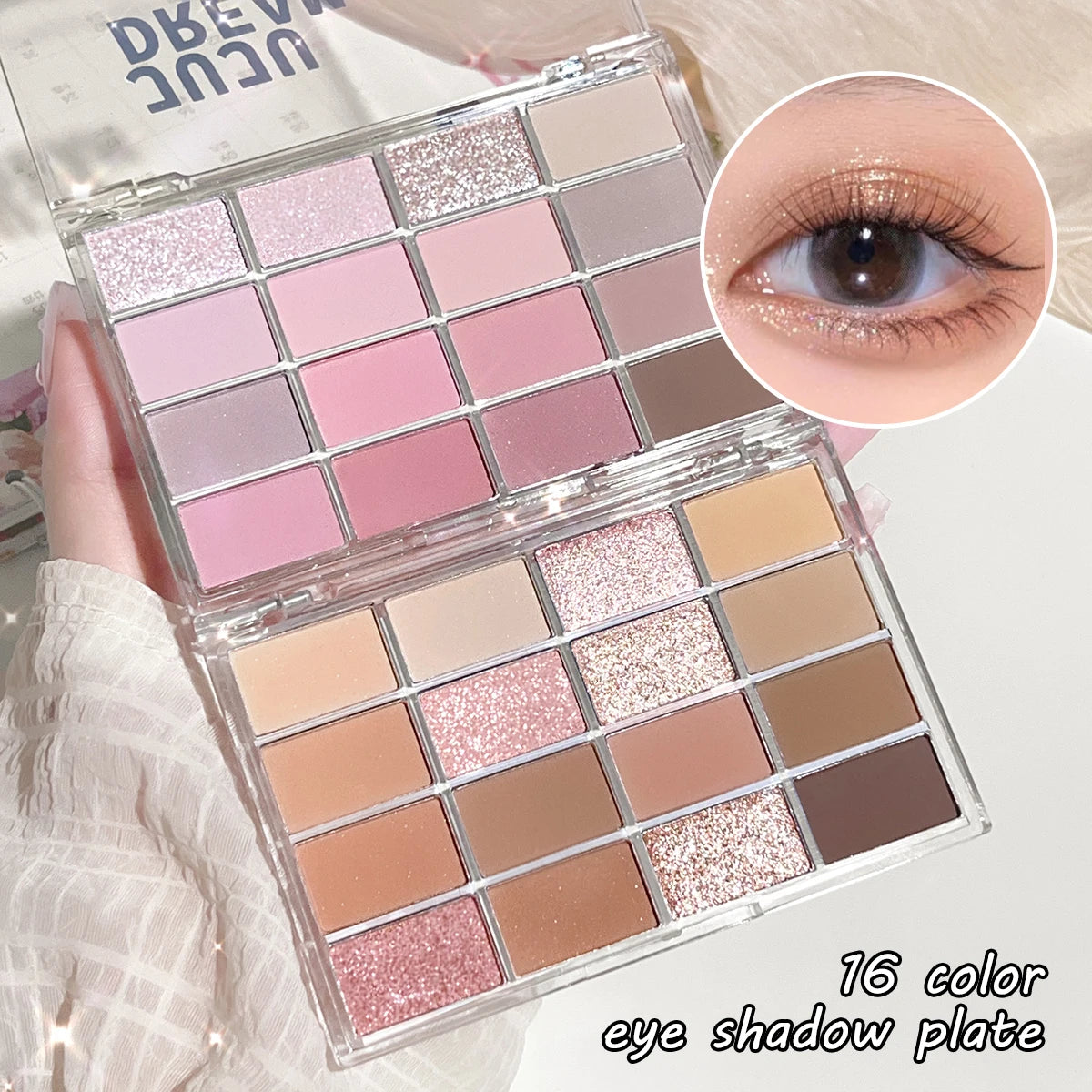 16 Color Pigmented Eye Shadow Palette