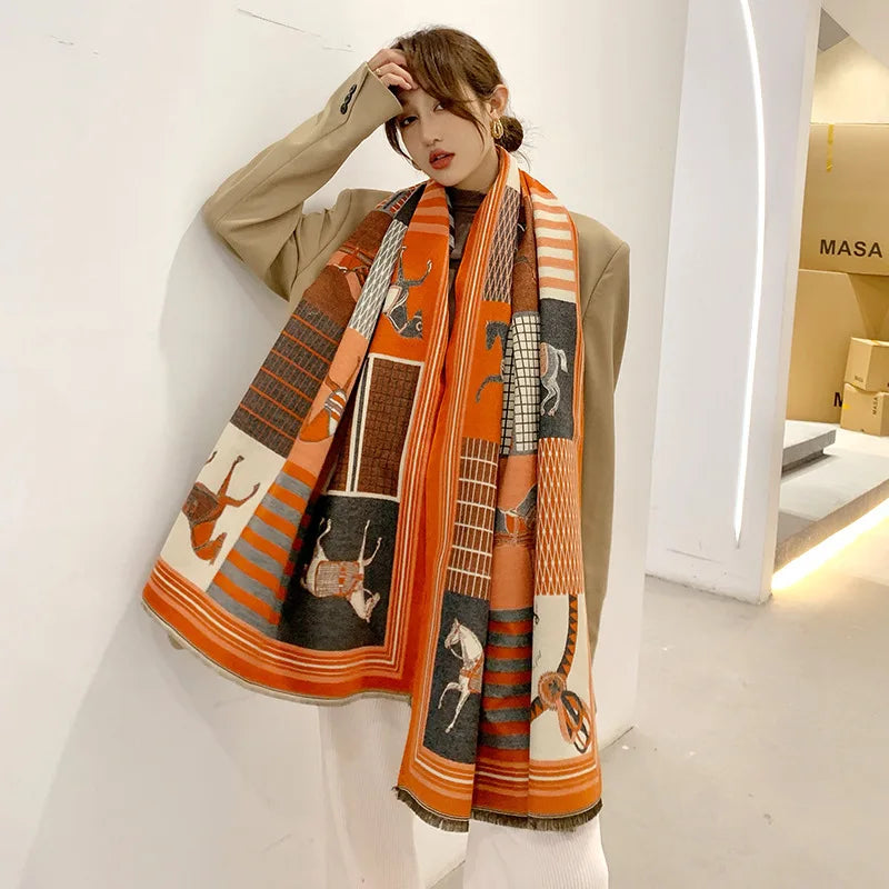 Luxury Winter Cashmere Scarf