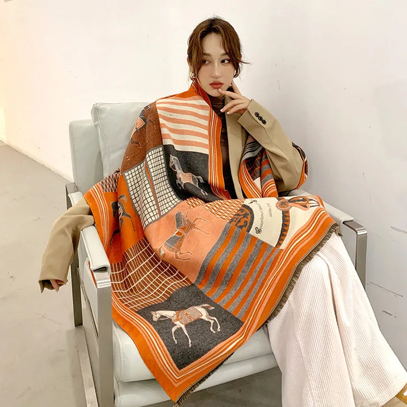 Luxury Winter Cashmere Scarf