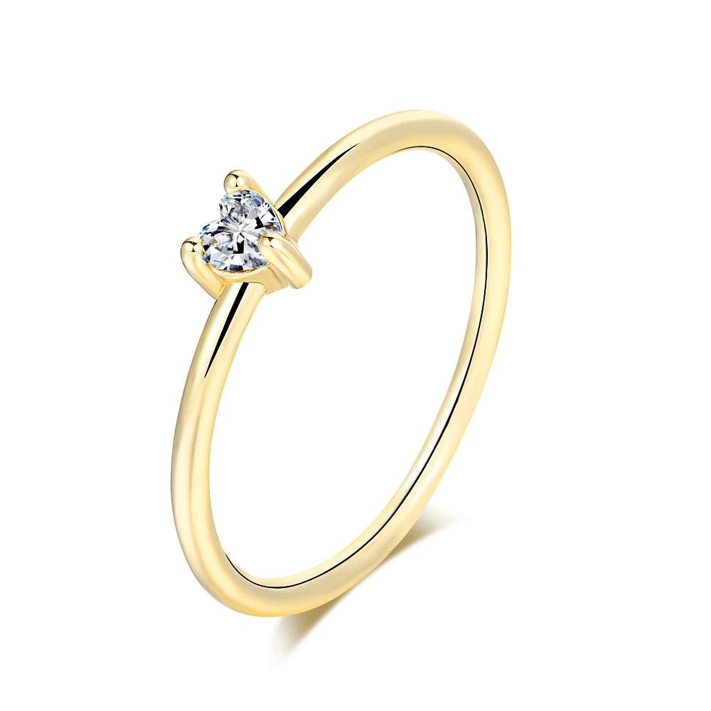 Minimalist Heart Ring