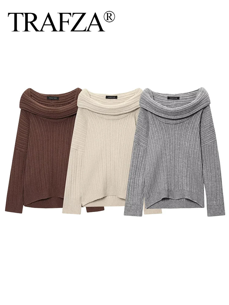 Lazy Look Vintage Knit Sweater